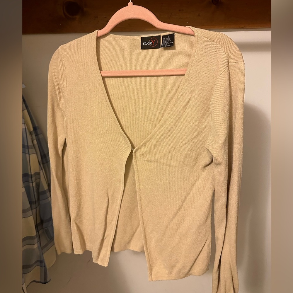 Studio Y Cream Cardigan